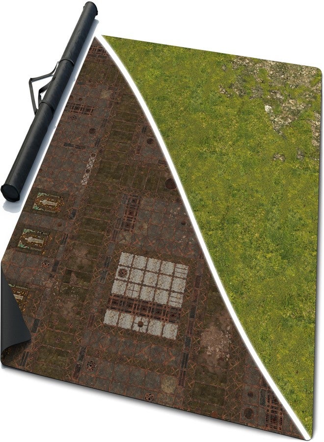 Warzone Studio 30 x 22 inch Double-Sided Rubber Battle Mat: Depalemon + Homeland + Bag - Image 1